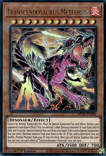 Transcendosaurus Meteorus - 25th Anniversary Tin: Dueling Mirrors (Ultra Rare) [MP24-296]