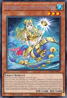 Abyssrhine, the Atlantean Spirit (V.1 - Secret Rare) - Rage of the Abyss (Secret Rare) [ROTA-017]