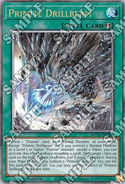 Primite Drillbeam (V.2 - Quarter Century Secret Rare) - Rage of the Abyss (Quarter Century Secret Rare) [ROTA-060]