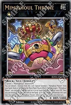 Mimighoul Throne (V.2 - Quarter Century Secret Rare) - Rage of the Abyss (Quarter Century Secret Rare) [ROTA-094]
