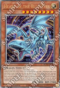 Heart of the Blue-Eyes (V.2 - Quarter Century Secret Rare) - Rage of the Abyss (Quarter Century Secret Rare) [ROTA-004]