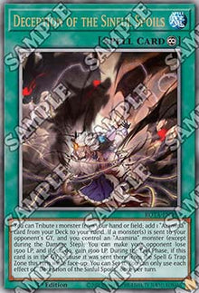 Deception of the Sinful Spoils (V.2 - Quarter Century Secret Rare) - Rage of the Abyss (Quarter Century Secret Rare) [ROTA-055]