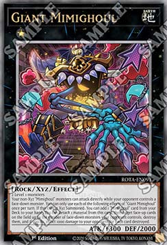 Giant Mimighoul (V.2 - Quarter Century Secret Rare) - Rage of the Abyss (Quarter Century Secret Rare) [ROTA-093]