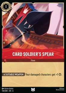 Card Soldier's Spear - Azurite Sea (Uncommon) [6AZS-134]