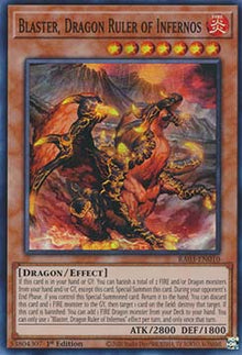 Blaster, Dragon Ruler of Infernos (V.1 - Super Rare) - Quarter Century Bonanza (Super Rare) [RA03-010]