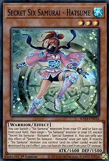 Secret Six Samurai - Hatsume (V.1 - Super Rare) - Quarter Century Bonanza (Super Rare) [RA03-016]
