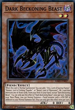 Dark Beckoning Beast (V.1 - Super Rare) - Quarter Century Bonanza (Super Rare) [RA03-027]