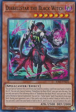 Diabellstar the Black Witch (V.1 - Super Rare) - Quarter Century Bonanza (Super Rare) [RA03-032]