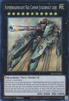 Superdreadnought Rail Cannon Juggernaut Liebe (V.1 - Super Rare) - Quarter Century Bonanza (Super Rare) [RA03-041]