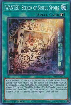 WANTED: Seeker of Sinful Spoils (V.1 - Super Rare) - Quarter Century Bonanza (Super Rare) [RA03-074]