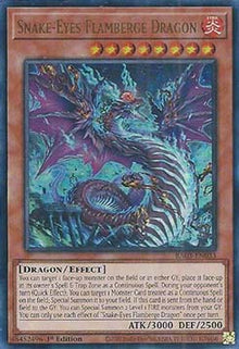 Snake-Eyes Flamberge Dragon (V.2 - Ultra Rare) - Quarter Century Bonanza (Ultra Rare) [RA03-033]