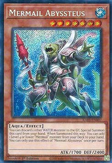Mermail Abyssteus (V.3 - Secret Rare) - Quarter Century Bonanza (Secret Rare) [RA03-007]