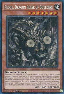 Redox, Dragon Ruler of Boulders (V.3 - Secret Rare) - Quarter Century Bonanza (Secret Rare) [RA03-008]