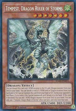 Tempest, Dragon Ruler of Storms (V.3 - Secret Rare) - Quarter Century Bonanza (Secret Rare) [RA03-011]