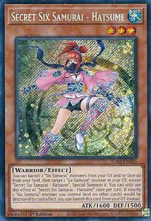 Secret Six Samurai - Hatsume (V.3 - Secret Rare) - Quarter Century Bonanza (Secret Rare) [RA03-016]