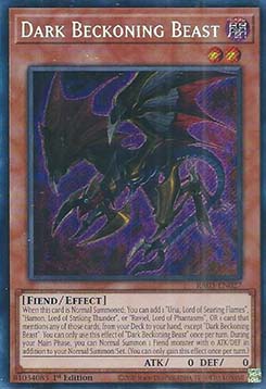 Dark Beckoning Beast (V.3 - Secret Rare) - Quarter Century Bonanza (Secret Rare) [RA03-027]