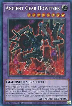Ancient Gear Howitzer (V.3 - Secret Rare) - Quarter Century Bonanza (Secret Rare) [RA03-035]