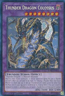 Thunder Dragon Colossus (V.3 - Secret Rare) - Quarter Century Bonanza (Secret Rare) [RA03-036]