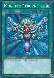 Monster Reborn (V.3 - Secret Rare) - Quarter Century Bonanza (Secret Rare) [RA03-052]