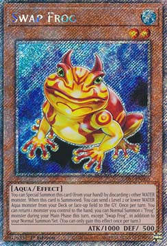 Swap Frog (V.4 - Platinum Secret Rare) - Quarter Century Bonanza (Platinum Secret Rare) [RA03-005]