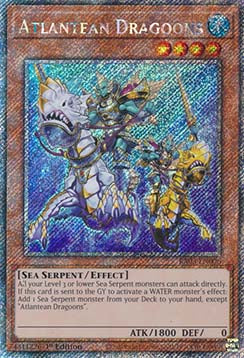 Atlantean Dragoons (V.4 - Platinum Secret Rare) - Quarter Century Bonanza (Platinum Secret Rare) [RA03-006]