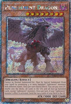 Punishment Dragon (V.4 - Platinum Secret Rare) - Quarter Century Bonanza (Platinum Secret Rare) [RA03-015]