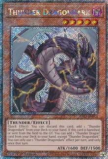 Thunder Dragondark (V.4 - Platinum Secret Rare) - Quarter Century Bonanza (Platinum Secret Rare) [RA03-018]