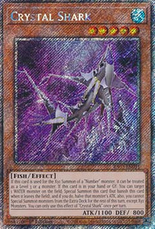 Crystal Shark (V.4 - Platinum Secret Rare) - Quarter Century Bonanza (Platinum Secret Rare) [RA03-031]