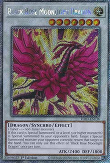 Black Rose Moonlight Dragon (V.4 - Platinum Secret Rare) - Quarter Century Bonanza (Platinum Secret Rare) [RA03-038]