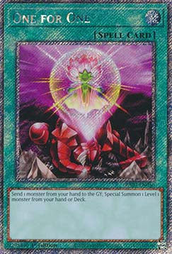 One for One (V.7 - Platinum Secret Rare) - Quarter Century Bonanza (Platinum Secret Rare) [RA03-056]