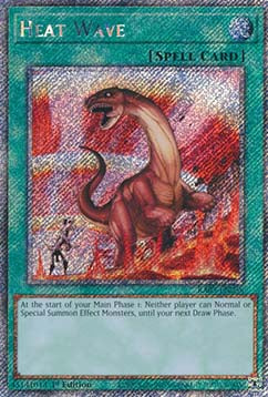 Heat Wave (V.4 - Platinum Secret Rare) - Quarter Century Bonanza (Platinum Secret Rare) [RA03-058]