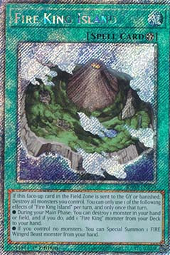 Fire King Island (V.4 - Platinum Secret Rare) - Quarter Century Bonanza (Platinum Secret Rare) [RA03-059]