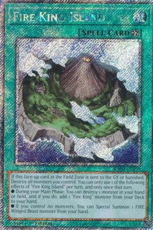 Fire King Island (V.4 - Platinum Secret Rare) - Quarter Century Bonanza (Platinum Secret Rare) [RA03-059]