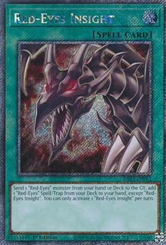 Red-Eyes Insight (V.4 - Platinum Secret Rare) - Quarter Century Bonanza (Platinum Secret Rare) [RA03-061]