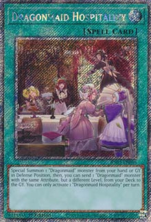 Dragonmaid Hospitality (V.4 - Platinum Secret Rare) - Quarter Century Bonanza (Platinum Secret Rare) [RA03-068]