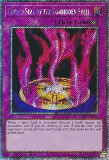Cursed Seal of the Forbidden Spell (V.4 - Platinum Secret Rare) - Quarter Century Bonanza (Platinum Secret Rare) [RA03-076]