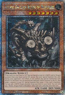 Redox, Dragon Ruler of Boulders (V.5 - Quarter Century Secret Rare) - Quarter Century Bonanza (Quarter Century Secret Rare) [RA03-008]