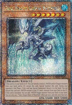 Tidal, Dragon Ruler of Waterfalls (V.5 - Quarter Century Secret Rare) - Quarter Century Bonanza (Quarter Century Secret Rare) [RA03-009]