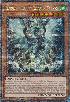 Tempest, Dragon Ruler of Storms (V.5 - Quarter Century Secret Rare) - Quarter Century Bonanza (Quarter Century Secret Rare) [RA03-011]