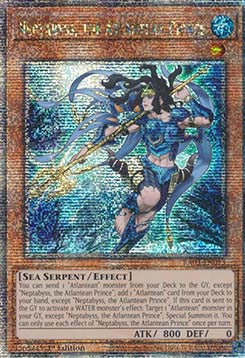 Neptabyss, the Atlantean Prince (V.5 - Quarter Century Secret Rare) - Quarter Century Bonanza (Quarter Century Secret Rare) [RA03-013]