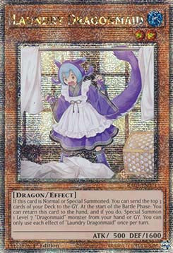 Laundry Dragonmaid (V.10 - Quarter Century Secret Rare) - Quarter Century Bonanza (Quarter Century Secret Rare) [RA03-021]