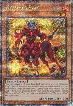 Nemeses Flag (V.5 - Quarter Century Secret Rare) - Quarter Century Bonanza (Quarter Century Secret Rare) [RA03-024]