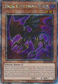 Dark Beckoning Beast (V.5 - Quarter Century Secret Rare) - Quarter Century Bonanza (Quarter Century Secret Rare) [RA03-027]
