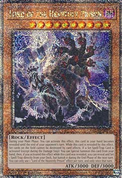 Lord of the Heavenly Prison (V.5 - Quarter Century Secret Rare) - Quarter Century Bonanza (Quarter Century Secret Rare) [RA03-029]
