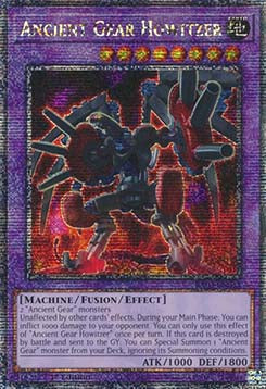 Ancient Gear Howitzer (V.5 - Quarter Century Secret Rare) - Quarter Century Bonanza (Quarter Century Secret Rare) [RA03-035]