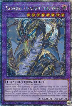Thunder Dragon Colossus (V.5 - Quarter Century Secret Rare) - Quarter Century Bonanza (Quarter Century Secret Rare) [RA03-036]