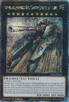 Superdreadnought Rail Cannon Juggernaut Liebe (V.5 - Quarter Century Secret Rare) - Quarter Century Bonanza (Quarter Century Secret Rare) [RA03-041]