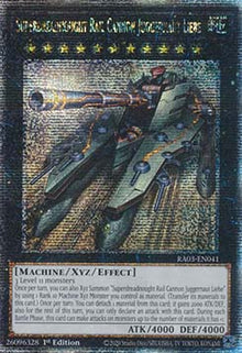 Superdreadnought Rail Cannon Juggernaut Liebe (V.5 - Quarter Century Secret Rare) - Quarter Century Bonanza (Quarter Century Secret Rare) [RA03-041]