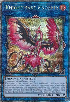 Knightmare Phoenix (V.5 - Quarter Century Secret Rare) - Quarter Century Bonanza (Quarter Century Secret Rare) [RA03-042]