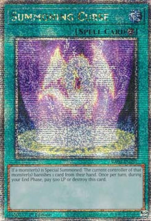 Summoning Curse (V.5 - Quarter Century Secret Rare) - Quarter Century Bonanza (Quarter Century Secret Rare) [RA03-057]